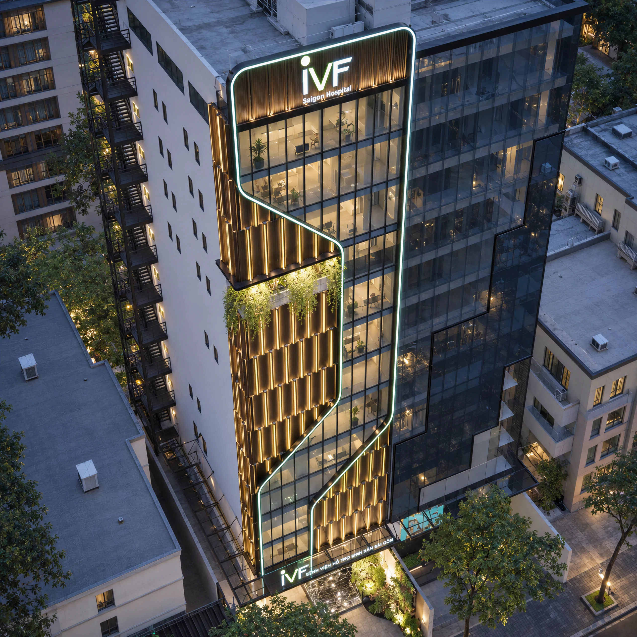 IVF HOSPITAL FACADE - View 3